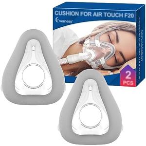 2 Packs Replacement Cushion (L) for AirTouch F20, Optimized Comfort & Secure Seal with Memory Foam (New Version), Exceptional Value & Durable Replacement Supplies by Everness (L)
