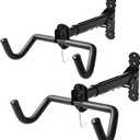 Gootus Bike Wall Mount Hanger - Horizontal Bicycle Indoor Storage Rack | Cycling Wall Mounted Holder Hook - Hang Your Road, Mountain or Hybrid Bikes in Garage or Home (Black 2Pack)