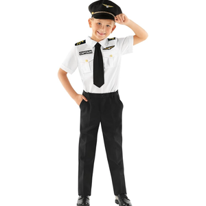 Morph Pilot Kids Airplane Costume - Boys Pilot Uniform for Halloween S
