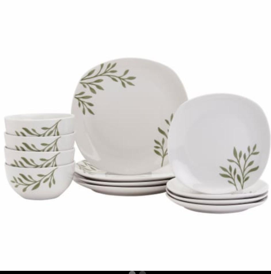 Tabletops Unlimited Ivy Dinnerware Set-12Piece