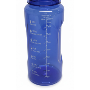 Water Bottle Made with Material Derived From 50% Plastic Waste (using ISCC certified mass balance), 68 OZ, Wide Mouth