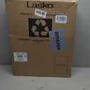 Lasko Oscillating Adjustable Pedestal Stand Fan with Timer and Remote for Indoor, Bedroom, Living Room, Home Office & College Dorm Use, 16 Inch, White, 1646, 47 In. Tall