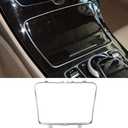 TTCR-II Compatible with Mercedes Benz Center Cup Holder Trim, for C Class GLC Class Center Console Cup Holder Trim 205 683 0900, for 2015-2021 W205 C300 C400 C63 and 2016-2023 W253 GLC 300