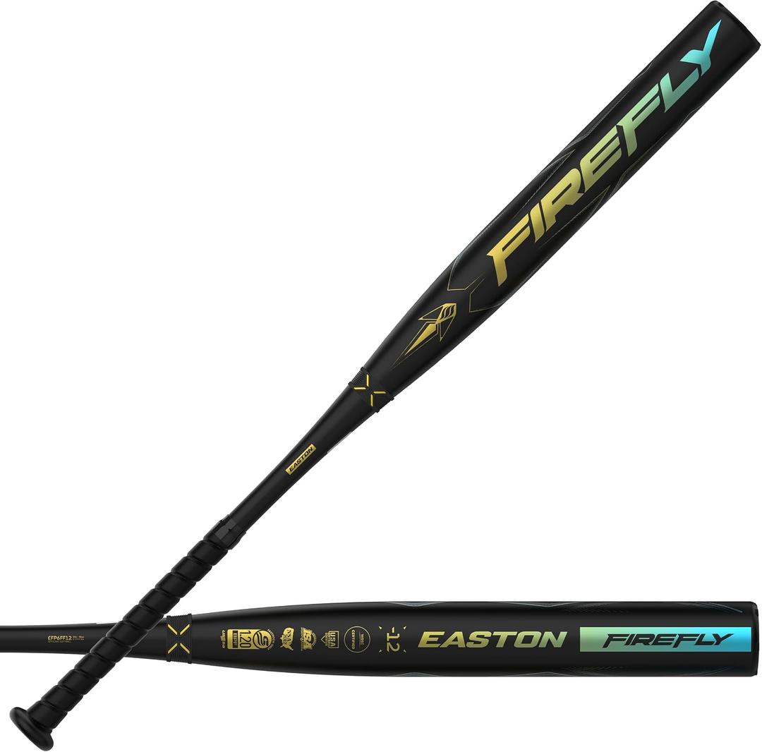 Easton | Firefly Fastpitch Softball Bat | Approved for All Fields | -12 Drop | 2 Pc. Composite, 30 Inch