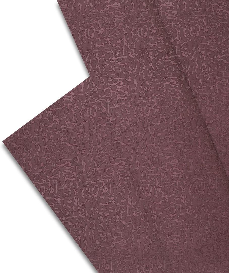 Majestic Giftware PVC Faux Leather Fabric 6 Yard (G53-54X216) | Purple Crackled Synthetic Vinyl Faux Leather Sheets by The Yard for DIY Crafts, Upholstery | Waterproof & Easy to Clean (Purple-g53-54x216)