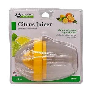 Culinary Fresh Citrus Jar Juicer, Manual Hand Juicer, Lemon Lime Orange Grapefruit Press: 1 Pack