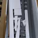 AFI, Santa Fe Full Murphy Bed Chest with 6" Mattress & Built-in USB Charger, Grey