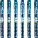 PILOT B2P - Bottle to Pen Refillable & Retractable Rolling Ball Gel Pen Made From Recycled Bottles, 0.7mm Fine Point, Turquoise Ink, 6-Pack