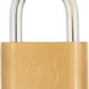BRINKS 171-50051 Solid Brass Resettable Combination Lock, 48mm