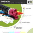 TonerTap TK-8367 Toner Cartridge 4-Pack with Chip for Kyocera TASKalfa 2554ci Copystar CS2554ci, Compatible TK8367K TK8367C TK8367M TK8367Y Replacement, High Yield Black 25000 Pages Color 15000 Pages