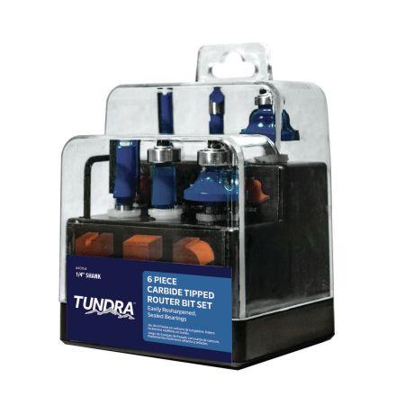 6 Piece Router Bit Set 40164, Woodworking, Carbide Tips