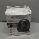BLACK+DECKER BHD101B 1,500-Watt Personal Desktop Heater (Black)