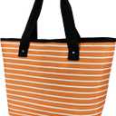 Large Cooler Bag Insulated Blue 30can 18L,Leakproof Soft Coolers Insulated Tote Bag, Reusable Grocery Bag Lunch Box Lunch Bag for Picnic Beach Camping. (orange)