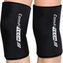 ComfiTECH 2 Pack Knee Ice Pack Wraps, Elbow Calf Brace Flexible Reusable Gel Cold Compression Sleeve for Soothing Meniscus Tear and ACL Discomfort, Muscle Relaxation, Sports Recovery, Medium