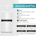 Urine Test Complete Kit - 3.3oz Translucent Empty Bottle, with Lining Pocket Belt,Temperature Strips, Urine Test Practice Kit at Home,Hospital (Large)