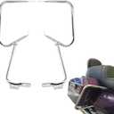 Saddlebag Guard Rear Support Bracket Crash Bar Fit for Harley Touring Street Glide Road Glide Road King Electra Glide CVO Ultra Limited Freewheeler (1997-2008, Chrome)