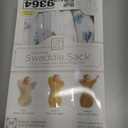 SwaddleDesigns Transitional Swaddle Sack, Arms Up Half-Length Sleeves & Mitten Cuffs, Swaddle for Newborn Transition to Baby Sleep Sack Wearable Blanket, 3-6 mo, 14-21 lb, Watercolor Mountains & Trees