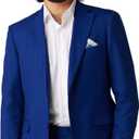 Alton Lane Mercantile Jacket Tailored Fit - Premium Quality Suit Jacket for Men, Stylish and Elegant Formal Suit for Men (40, Cobalt)