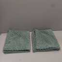 Kevin Textile Decorative Pillow Covers Set of 2 Striped Plush Corduroy Pillows Pillowcases Boho Home Decor Cushion Covers for Couch Sofa Bed Living Room 22x22 Inch, Teal Green