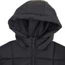 Girl Winter Coat - Kids Toddler Quilted Puffer Long Warm Jackets with Hood and Two Pockets, 6-7 years