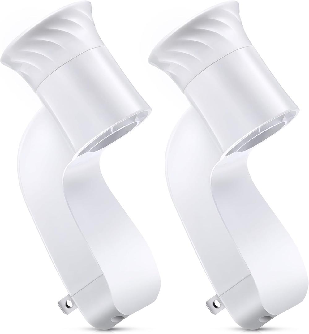 2 Pack Wall Fragrance Plug in Compatible with Bath and Body Works WallFlower Fragrance, ETL Certified, Rotatable, Precise Scent Control Fragrance Diffuser Plug for Home, Office