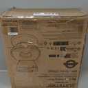 Ingenuity My Size Potty Pro 2-in-1 Potty Training Toilet, Floor Potty with Removable Potty Seat for Standard Toilets, Realistic Flushing Sound, For Toddlers Ages 18+ months, Up to 50 lb (White)