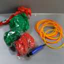 6 Pack Inflatable Christmas Gnome Ring Toss Game, Christmas Party Games for Kids, Adults,Family, Indoor Outdoor Game, Garden Toy