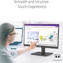 ASUS 24" 1080P Multi-Touch Monitor (BE24ECSBT) - Full HD, IPS, 10-Point Touch, IPS, Eye Care, USB-C with Power Delivery, HDMI, DisplayPort Daisy Chain, Height Adjustable, VESA Wall Mountable