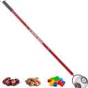 GARDEN WEASEL Small Nut Gatherer Roller – Nut Collector Tool for Acorns, Buckeyes, and Small Debris – Yard Picker Upper with Durable Steel Cage and Ergonomic Handle  Newest Model