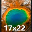 17x22 Picture Frame for Wall Display, 17x22 Black Picture Frame with Shatter Resistant Plexiglass, Stable and Sturdy 17 x 22 Poster Frame for Wall Display, Handpicked Gift Collection, 1 Pack