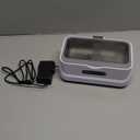 Ultrasonic Jewelry Cleaner: 48Khz Ring Cleaner Ultrasonic Machine with Digital Timer, 4 Cleaning Modes, 24W Sonic Cleaner for Jewelry, Glasses, Retainer, Watch Strap, Home & Travel Use, 13.5oz (White)