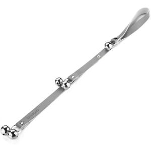 Leather Dog Doorbells for Door Knob, Adjustable Brass Potty Training Bells for Puppy to Go Outside, Easy Dog Door Bell for Potty Training