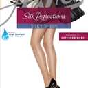 Hanes Silk Reflections Pantyhose Silky Sheer- Control Top- Reinforced Toe (Classic Navy)