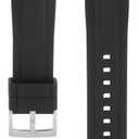 Rubber watch band Strap for Casio GSW-H1000 GSW H1000 (Black)
