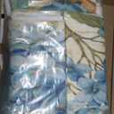 Duvet Cover 3 Piece Set - Ultra Soft Hypoallergenic All Season Microfiber Bedding Set - Butterfly Blue Garden II - Traditional Machine Washable Blue Duvet Cover Set - King Size (King + 2 Shams)