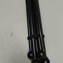 Black-Painted Post, Including Ground Spike - 6 Pieces