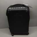 Traveler's Choice Pagosa Indestructible Hardshell Expandable Spinner Luggage, Black, 22" Carry-on