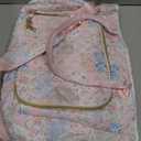 Large Bible Bag Quilted Bible Cover Case Kit for Women Church Bag with Shoulder Strap Study Supplies Christian Gifts(Spliced Flower)