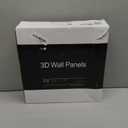 Art3d Decorative 3D Wall Panels in Diamond Design, 12"x12" Matt White (33 Pack)