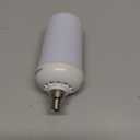 AC/DC12V Low Voltage LED Orange Flame Bulb, E12 Candelabra Base, 6W Fire Flickering Bulb Orange Lights for Outdoor Lanterns,Landscape Lights,Cabin Light,Solar Battery Powered System, 1-Pack