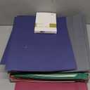 Two Pocket Folders, PANDRI 60 Pack Two Pocket Folders with Prongs, 2 Pocket 3 Prong Folders Designed for Office and Classroom, Letter Size, Assorted 5 Colors