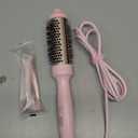 Thermal Brush,Lena All-in-1 with 1.5 inch Titanium Barrel-Infrared&Negative Ion Technology,Smooth,Frizz-Free Styling Tool,5 Heat Settings,LED Display,Easy to Use,Pink