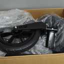 Walkers for Seniors, Rollator Walker with Seat, 12" Big Rubber Wheels All Terrain Rollator Walker with Backrest, Built-in Cable, Cup Holder, Foldable and Height Adjustment for Seniors, Gold