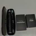 Aquasonic Black Series Ultra Whitening Toothbrush  ADA Accepted Electric Toothbrush- 8 Brush Heads & Travel Case  40,000 VPM Electric Motor & Wireless Charging - 4 Modes w Smart Timer (1 Count (Pack of 1))