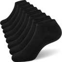 SIXDAYSOX 8/6 Pack Mens Ankle Socks Low Cut Comfort Casual Socks Size 10-13/13-15