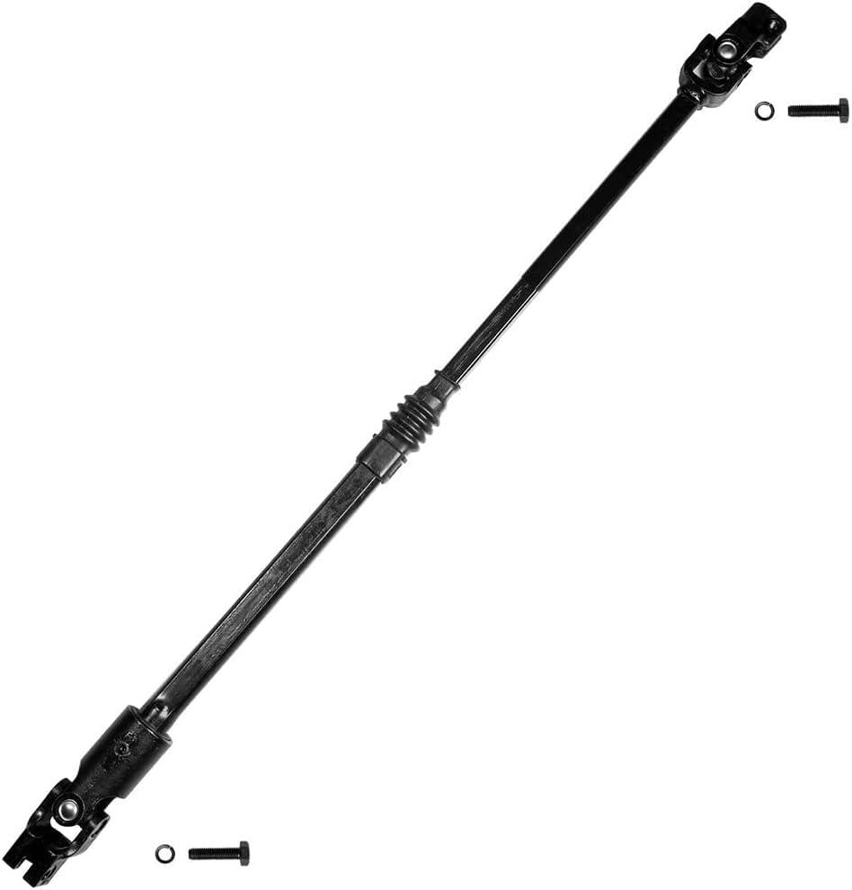BestAccess Intermediate Steering Shaft Assembly w/Coupler Rag Universal U-Joint(s) Fits 1987-1995 Jeep Wrangler w/Power Steering 52007017