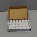 Homemory 24Pcs Flickering Flameless Candle Battery Operated, 200+Hours Fake Electric LED Tea Lights for Votive, Centerpiece Table Decorations, Wedding, Aniversary, Halloween, Christmas (Warm White Glow  White Body)