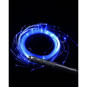6ft LED Fiber Optic Whip Dance, USB Rechargeable, 7 Colors, 4 Modes, Rainbow Bright Lights Effect, Great for Rave Party, Music Festival, Stage Show, Carnival Activities