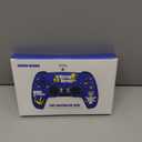 Darno Design Blue Skin for Ps5 Controller, Silicone Cover Accessories for PS5 Controller, Ps5 Controller Grip, 4 Pcs Thumb Grip Gaps with Touch Pad Sticker - for Fortnite