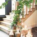 RECUTMS Artificial Vines Ivy Garland 2Pcs 6Ft Fake Hanging Vine Plants Faux Green Grape Leaves Greenery Indoor Outdoor Home Office Garden Wedding Jungle Beach Birthday Party Arch Table Spring Decor